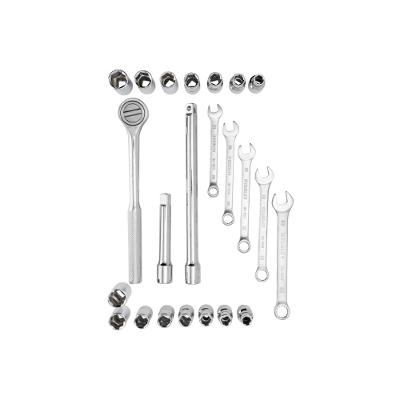 Jogo De Soquetes Sextavados Encaixe Mm E Pol 1/2 25 Pcs - 86-736 - Stanley