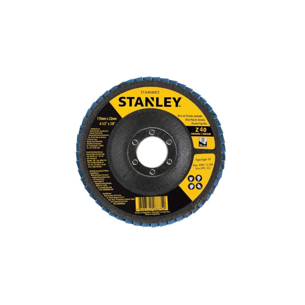 Disco Flap Fibra Con 4-1/2 X 7/8 Z40 - 1