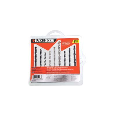Jogo 9 Brocas Aço Ráp. (4,5,6Mm), Wídea (5,6,8Mm) E Mad. (4,5,6Mm) Clip Strip