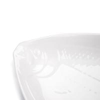 Travessa Peixe Texture Branco 59,5x28,5x5,5cm Haus Concept - 2