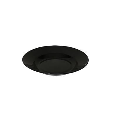 Prato Fundo de Opaline Flare Preto 20 cm