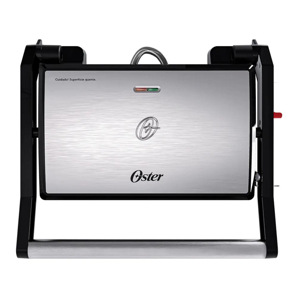 Mini Grill Elétrico 2 em 1 Inox 127V Oster - 4