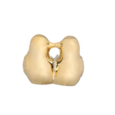 Figura Casal de Pássaro Dourado 55Mm