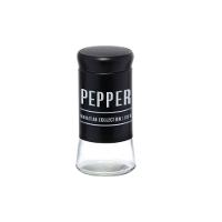 Pimenteiro de Vidro Preto Manhattan 120 ml - 1