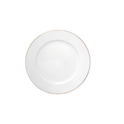Prato para Sobremesa de Porcelana Royal Branco 20 cm