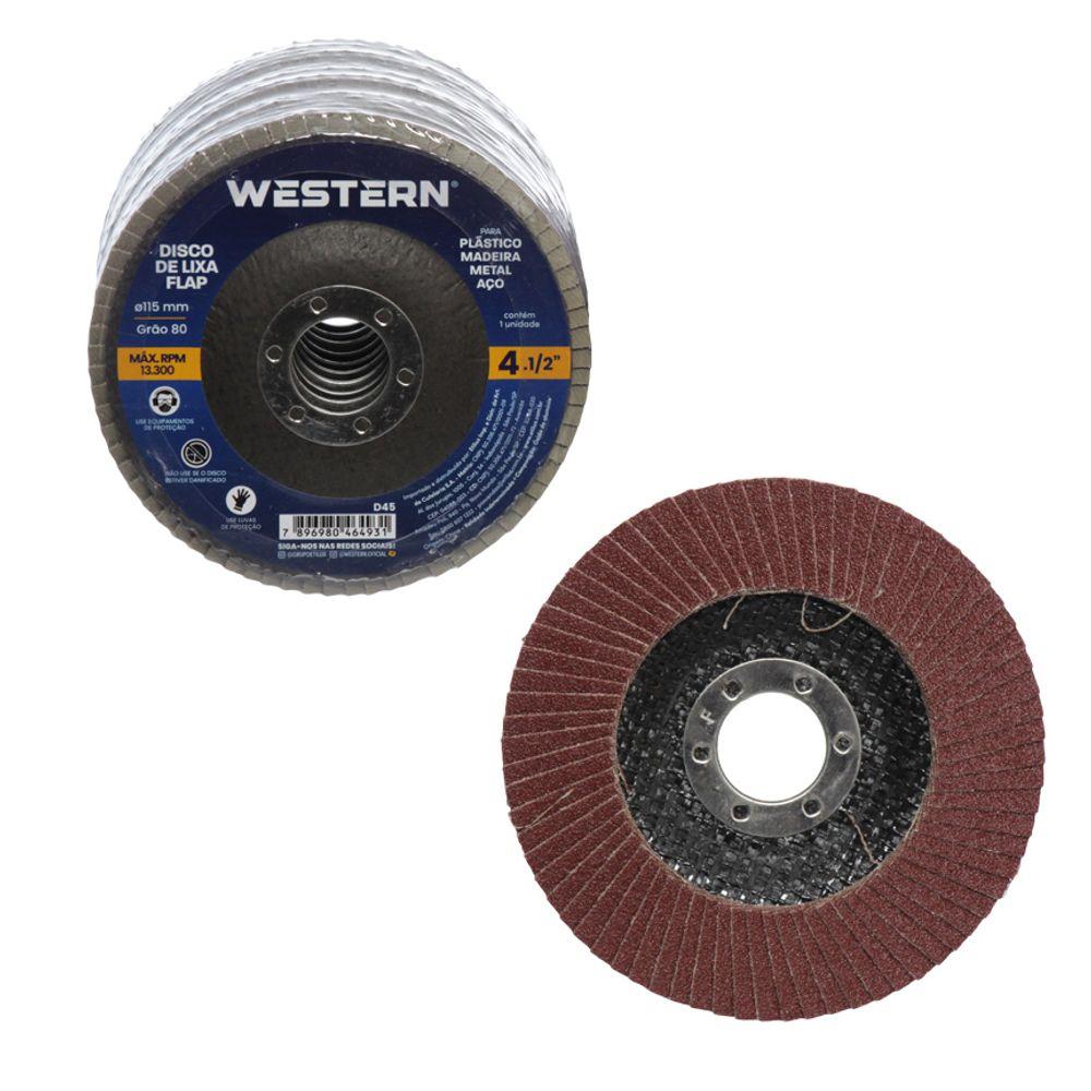 Disco Desbaste Flap 115Mm Grao 80 - 1