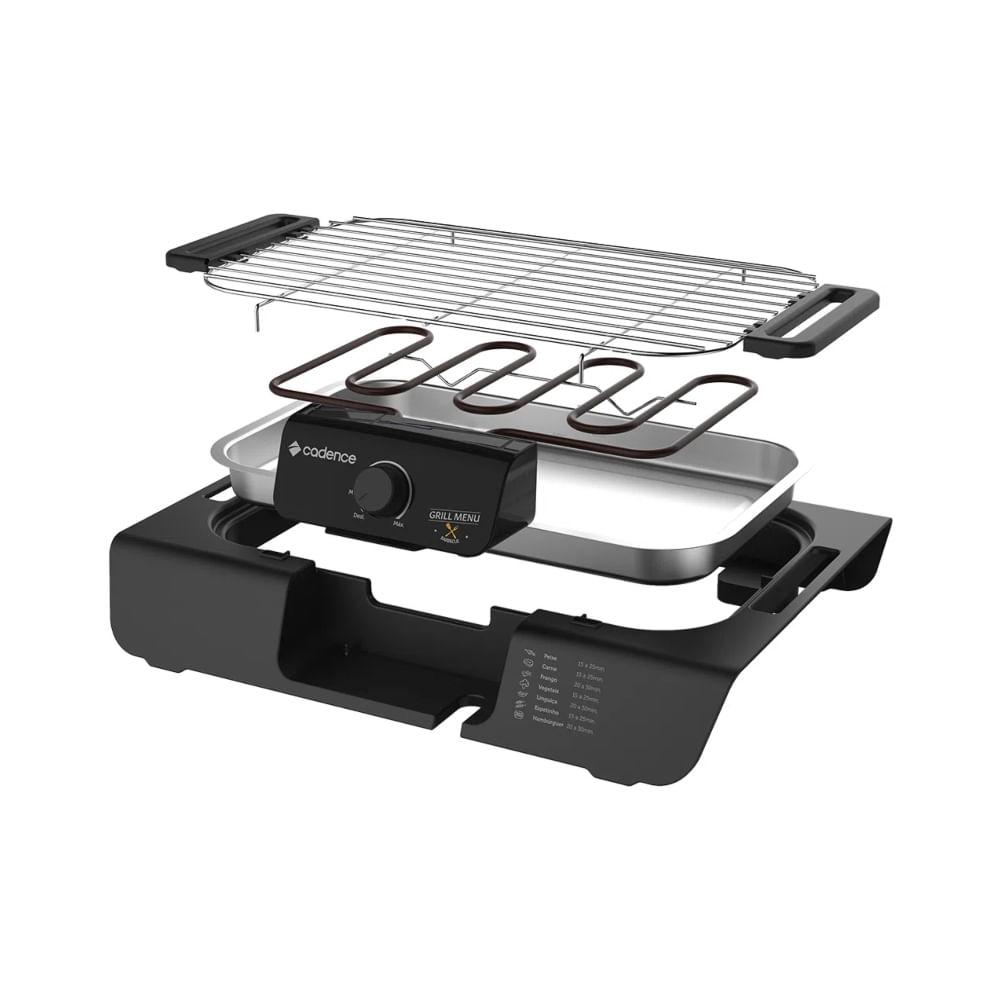 Churrasqueira Elétrica Grill Menu 220V Cadence - 3