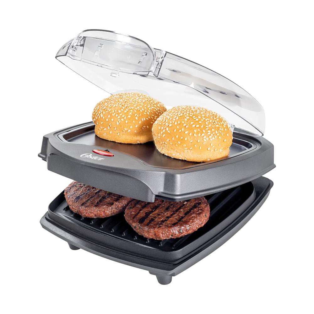 Grill Elétrico Burguer 2 em 1 com Estufa 220V Oster - 5