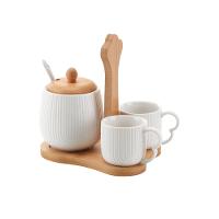 Jogo De Xícaras Para Café Com Açucareiro e Suporte Oasis 4 Peças - 1