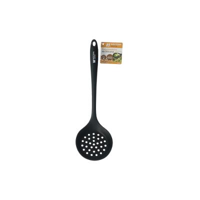 Escumadeira Silicone Preto 28,5 cm