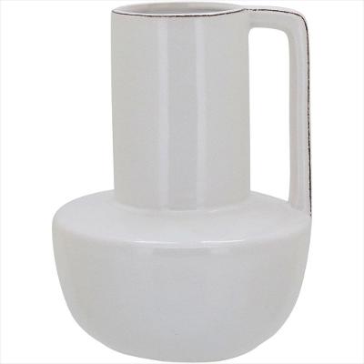 Vaso Cerâmica Branco Shape - GS