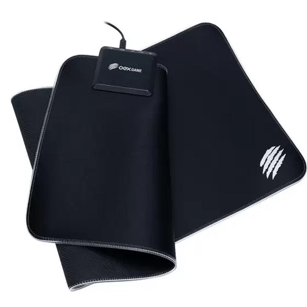 Mousepad Linked 2 Em 1-Mousepad C/Carregador Wireless Cw102 Preto Oex Games - 2