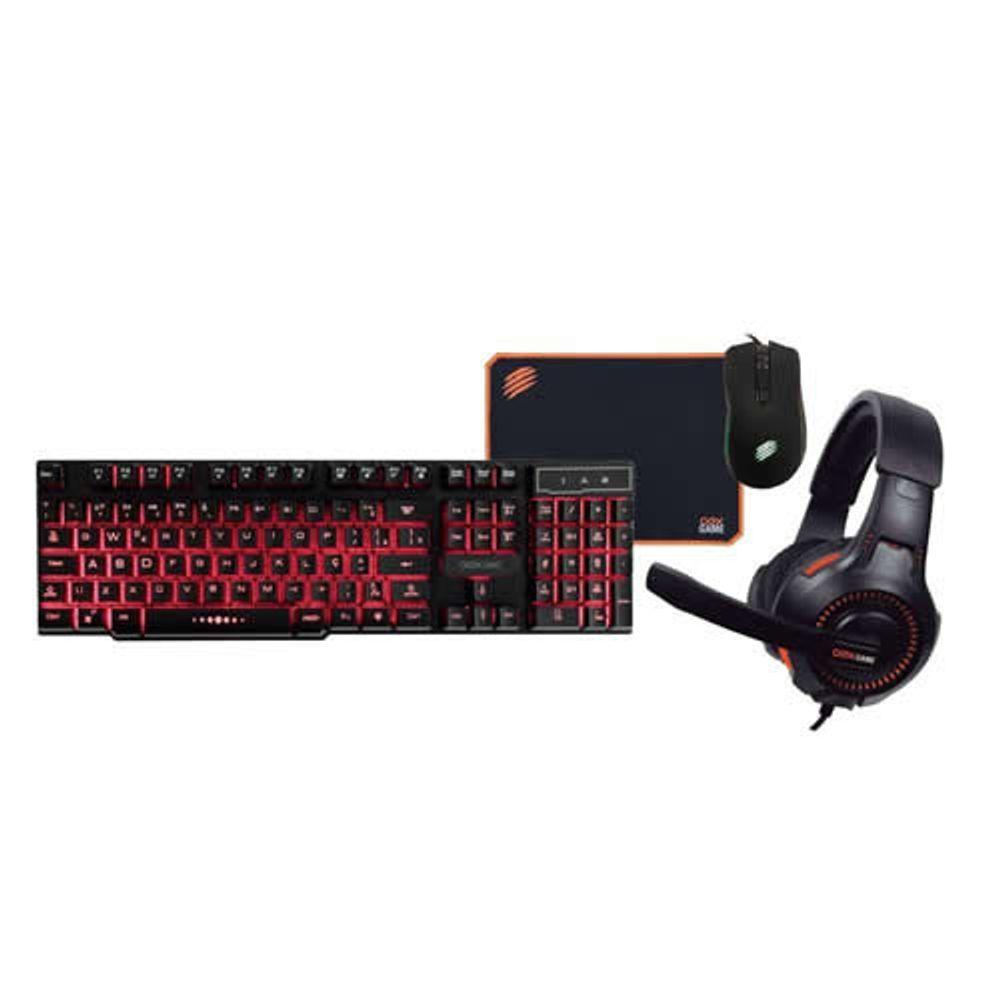 Combo Thunder Teclado Tm306 Preto Oex Games - 1