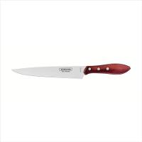 Faca Carne Inox 8 Polywood Vermelho Tramontina - 1