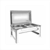 Rechaud Retangular Aço Inox Tampa Removível com Guias Tramontina - 1