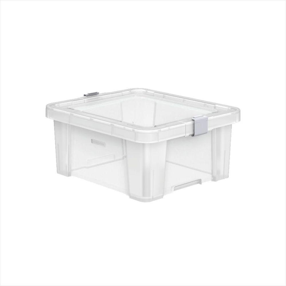 Caixa Organizadora Office Transparente 17 L Tramontina - 1