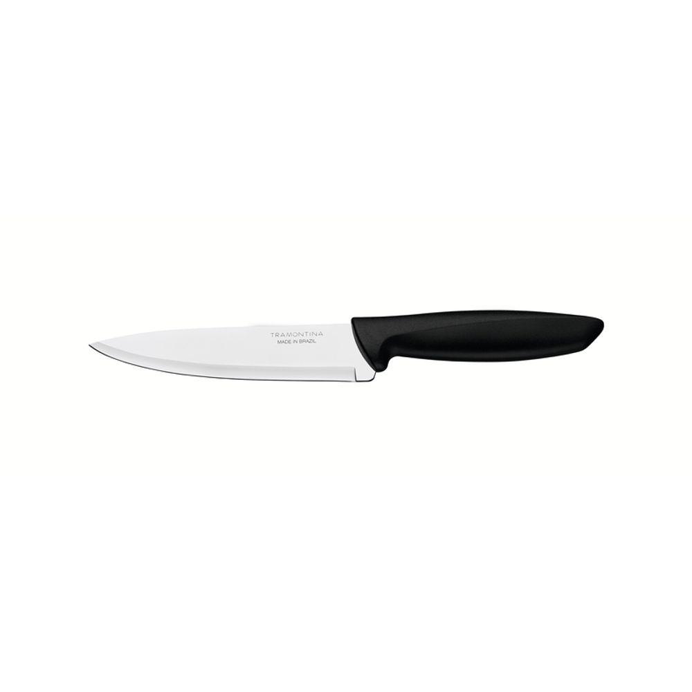 Faca Chef Inox 6 Plenus Preto Tramontina - 1