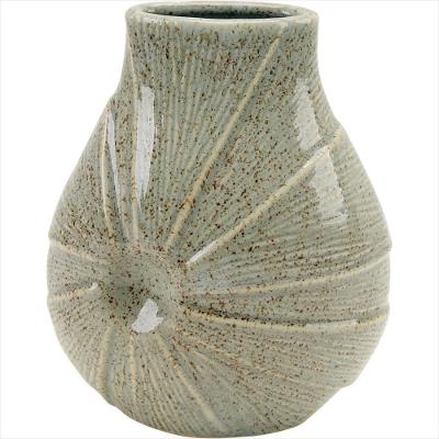 Vaso Cerâmica Marfim Home&Co Prune 24x19x11cm