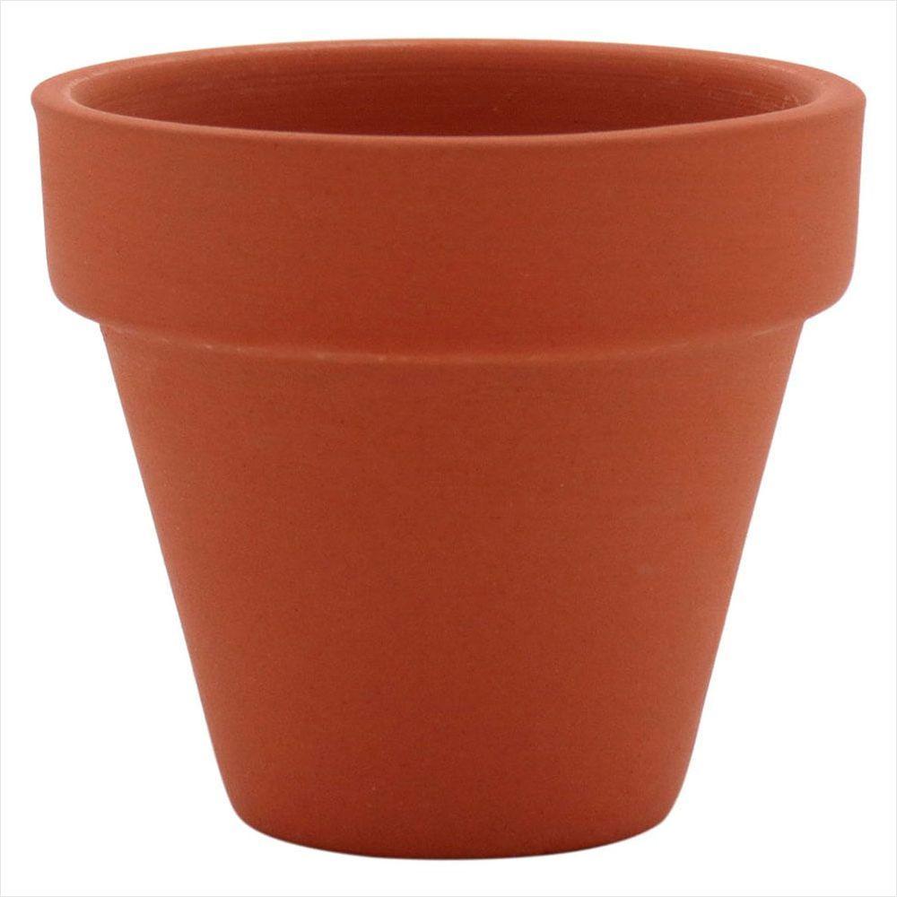 Vaso Natural 4 peças Clay Terracota 5 x 5 x 5cm - 2