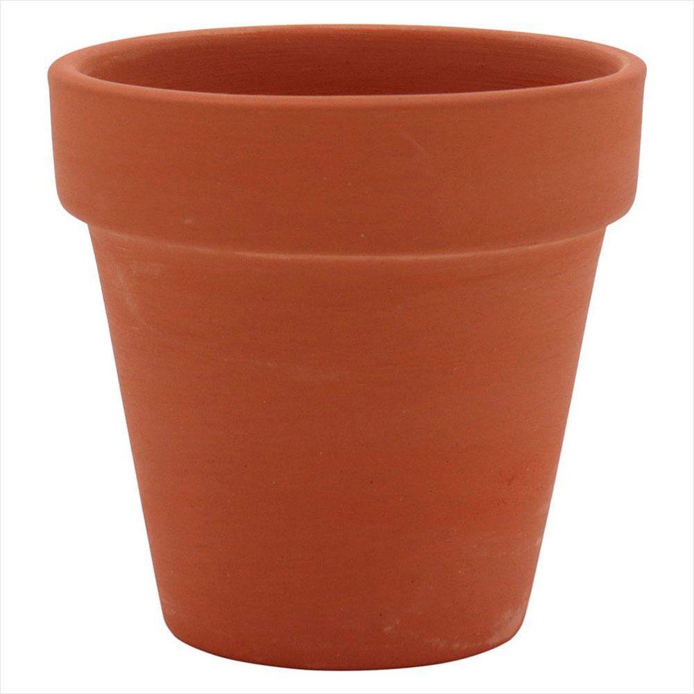 Vaso Natural 4 peças Clay Terracota 6 x 7 x 7cm - 2
