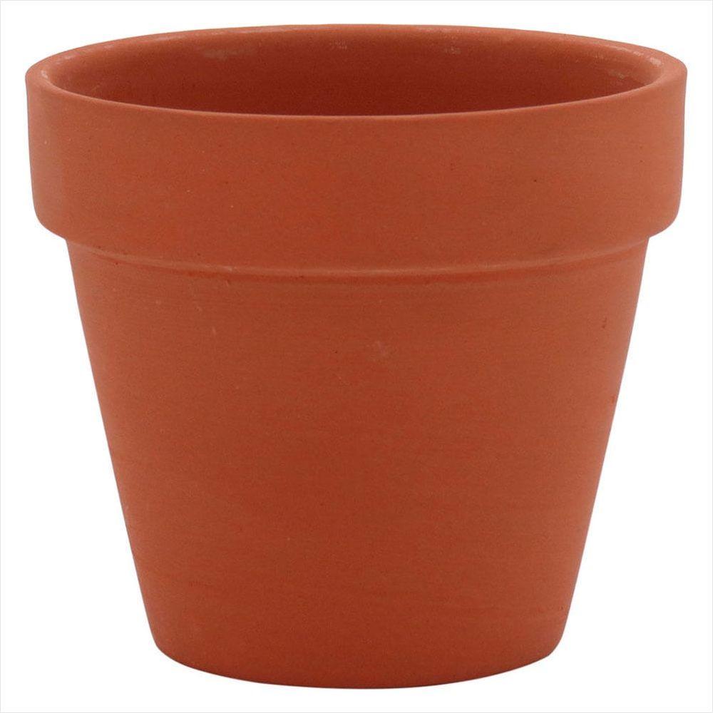 Vaso Natural 3 peças Clay Terracota 7 x 8 x 8cm - 2