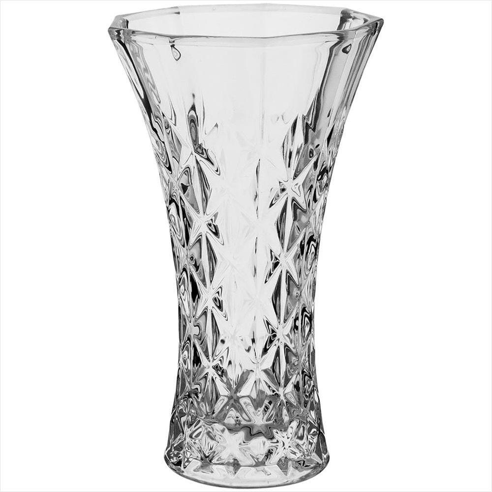 Vaso de Vidro Transparente Loretta 25x15x15cm - 1