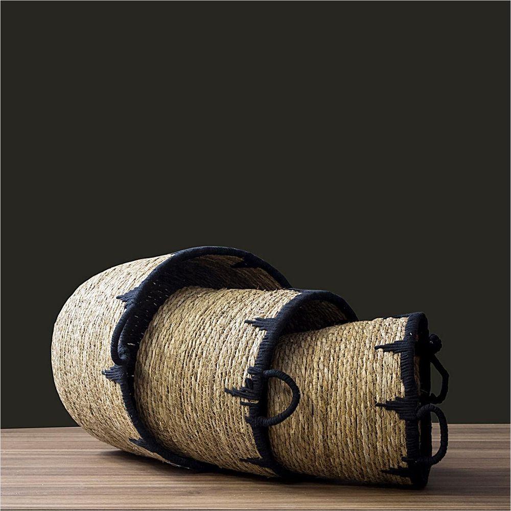 Cesta Fibra Natural 3 Peças GS - 7