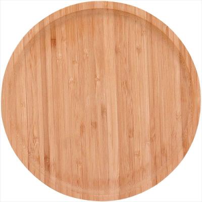 Bandeja Redondo 25x25 cm Bambu Natural Table - GS