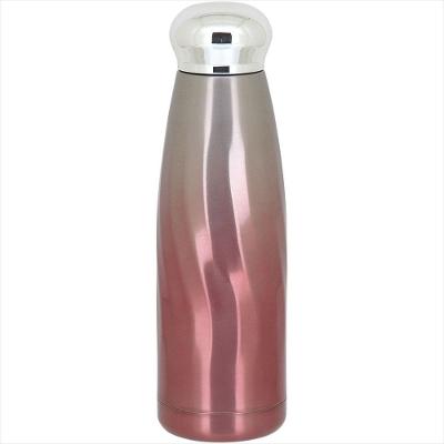Garrafa Térmica 22x6x6 cm 380ml Inox Rosa Parede Dupla Trenton - GS