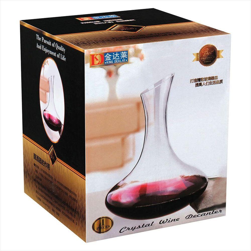 Vidro Vinho Transparente 1,5L Moscato Decanter NH - 26x22x22cm - 2