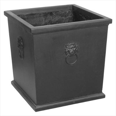 Cachepô Fibra Preto 3 Peças Hanoy