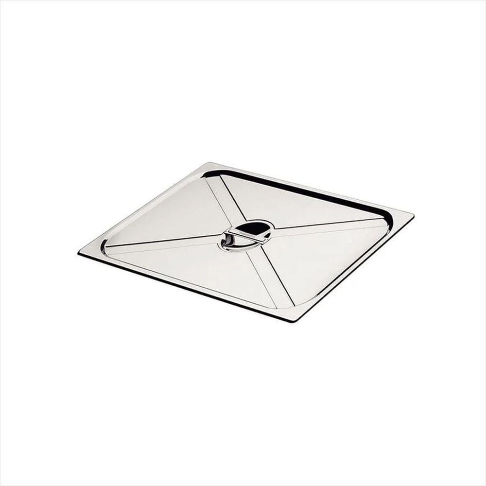 Tampa Aço Inox sem Recorte para Cuba 1/2 - 1