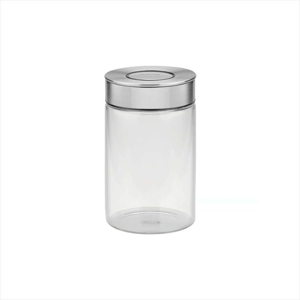 Pote Vidro Tp.Aço Inox 1,0L Purezza - 1