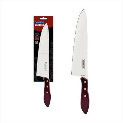 Faca Carne Inox 10 Polywood Verde