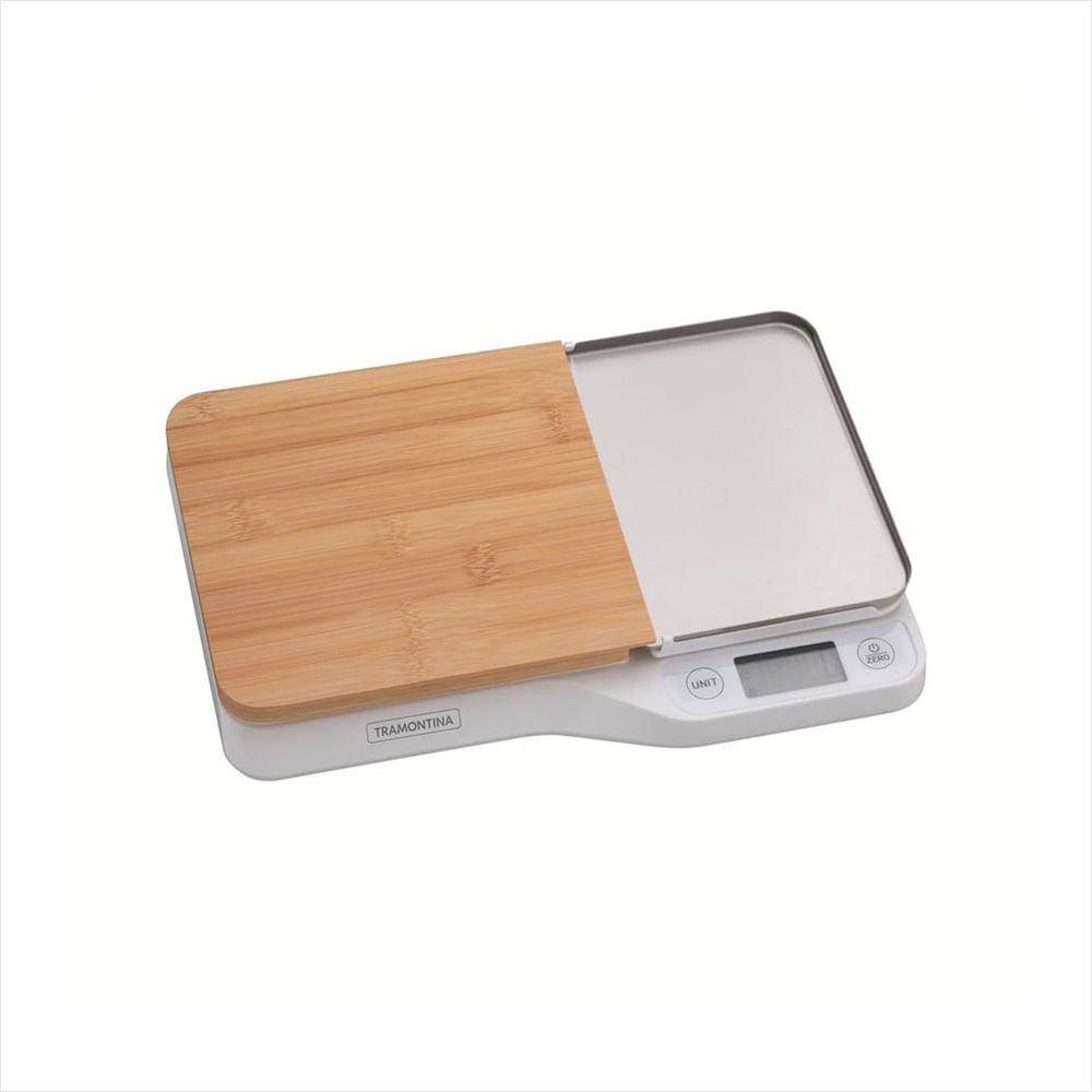 Balança Digital para Cozinha com Tábua de Corte - 1