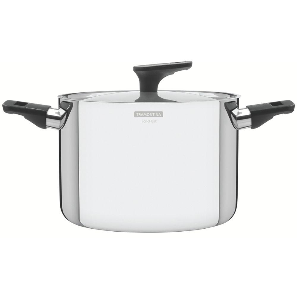 Caldeirão Tramontina Grano Inox Tampa Alças de Baquelite 24cm 7,7L - 1