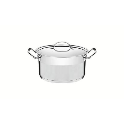 Caçarola Tramontina Professional Inox com Tampa Detalhe Satinado 16cm 1,8L