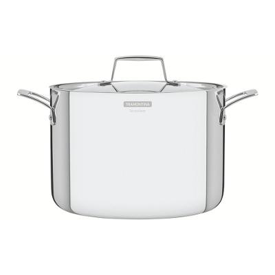 Caldeirão Tramontina Grano Inox Corpo Triplo 24cm 7,7L