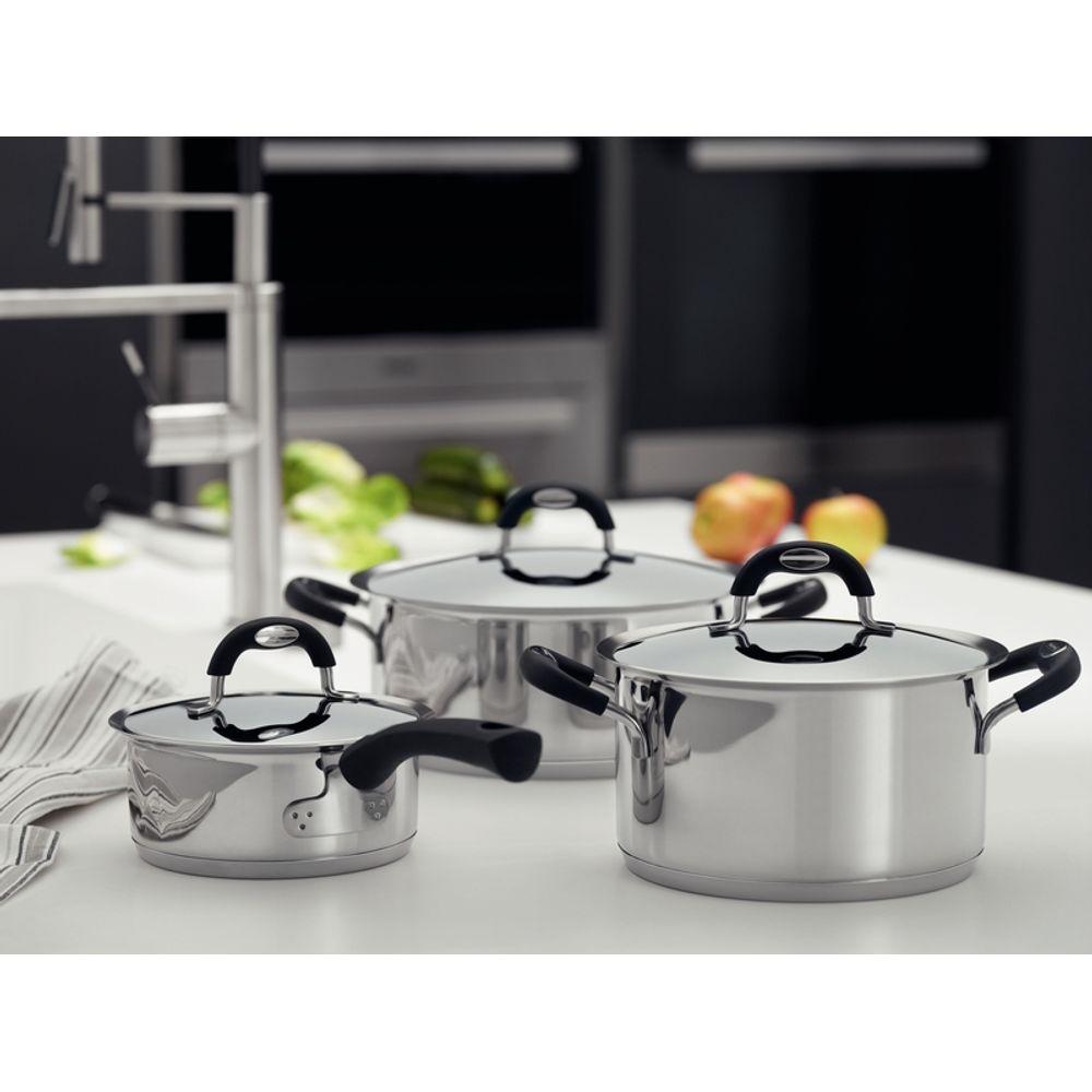 Frigideira Tramontina Duo Silicone Inox 20cm 2,1L - 2