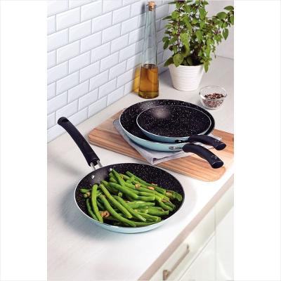 Jogo Frigideiras Tramontina Alumínio Antiaderente Azul 3 Peças