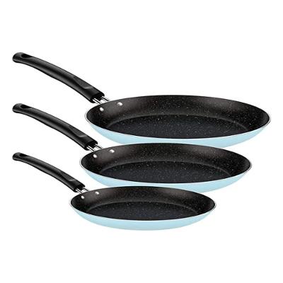 Jogo Frigideiras Tramontina Alumínio Azul 3 Peças