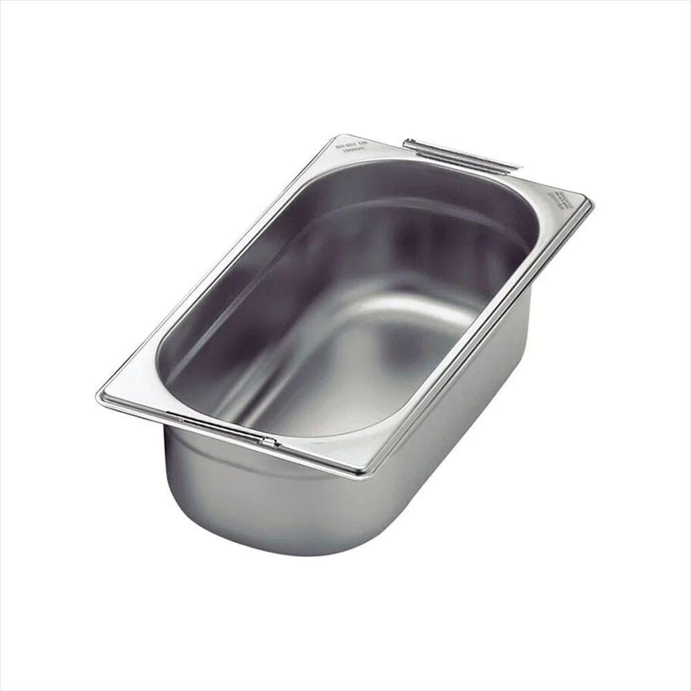 Cuba Aço Inox 1/3 100Mm com Alça - 1