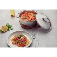 Caçarola Rasa Tramontina Allegra Inox Fundo Triplo 22cm 3,3L - 1