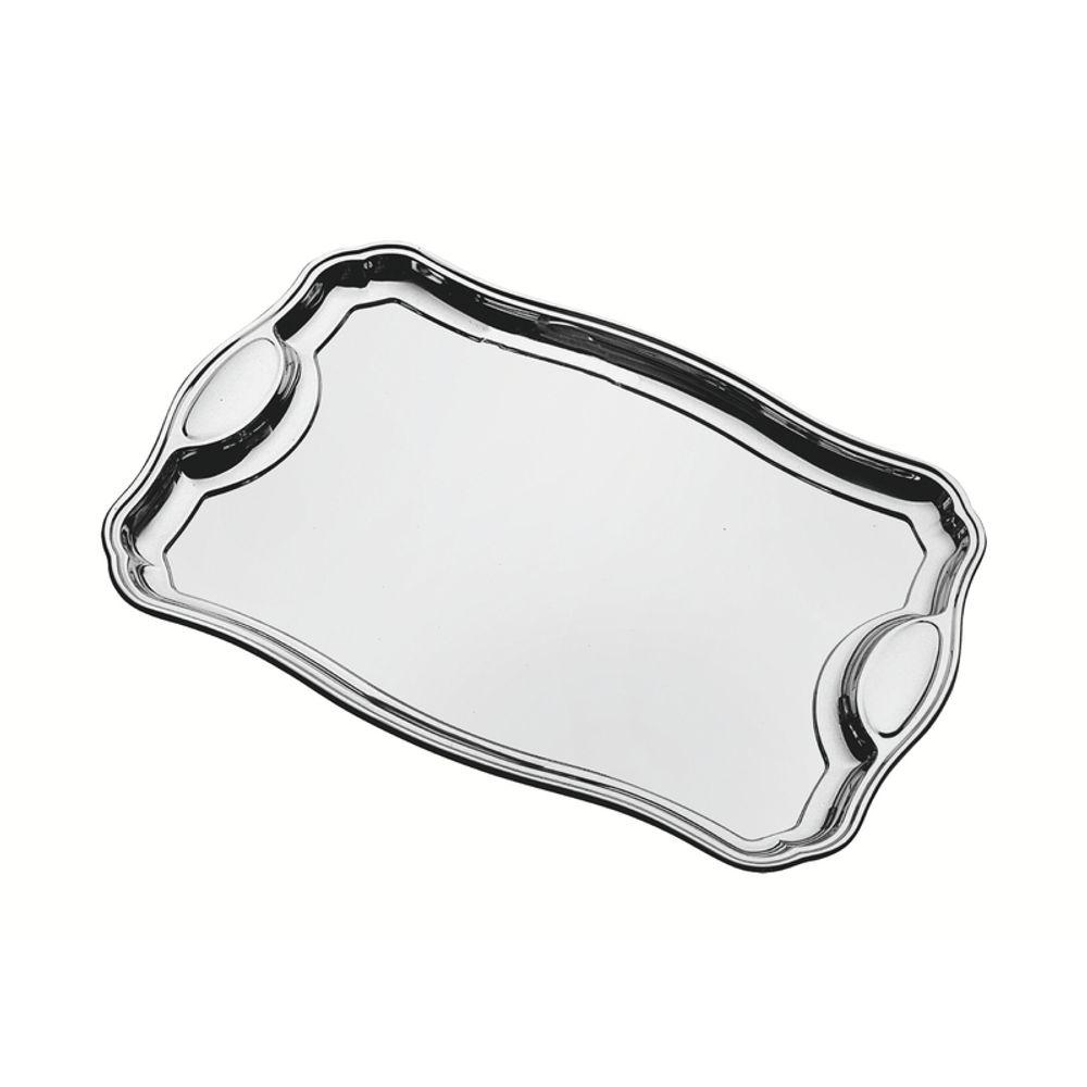 Bandeja Tramontina Classic Retangular em  Inox com Alças 42 x 29 cm - 2