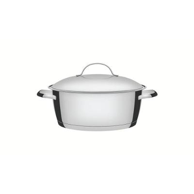 Caçarola Rasa Allegra Tramontina Inox Fundo Triplo 22cm 3,3 L