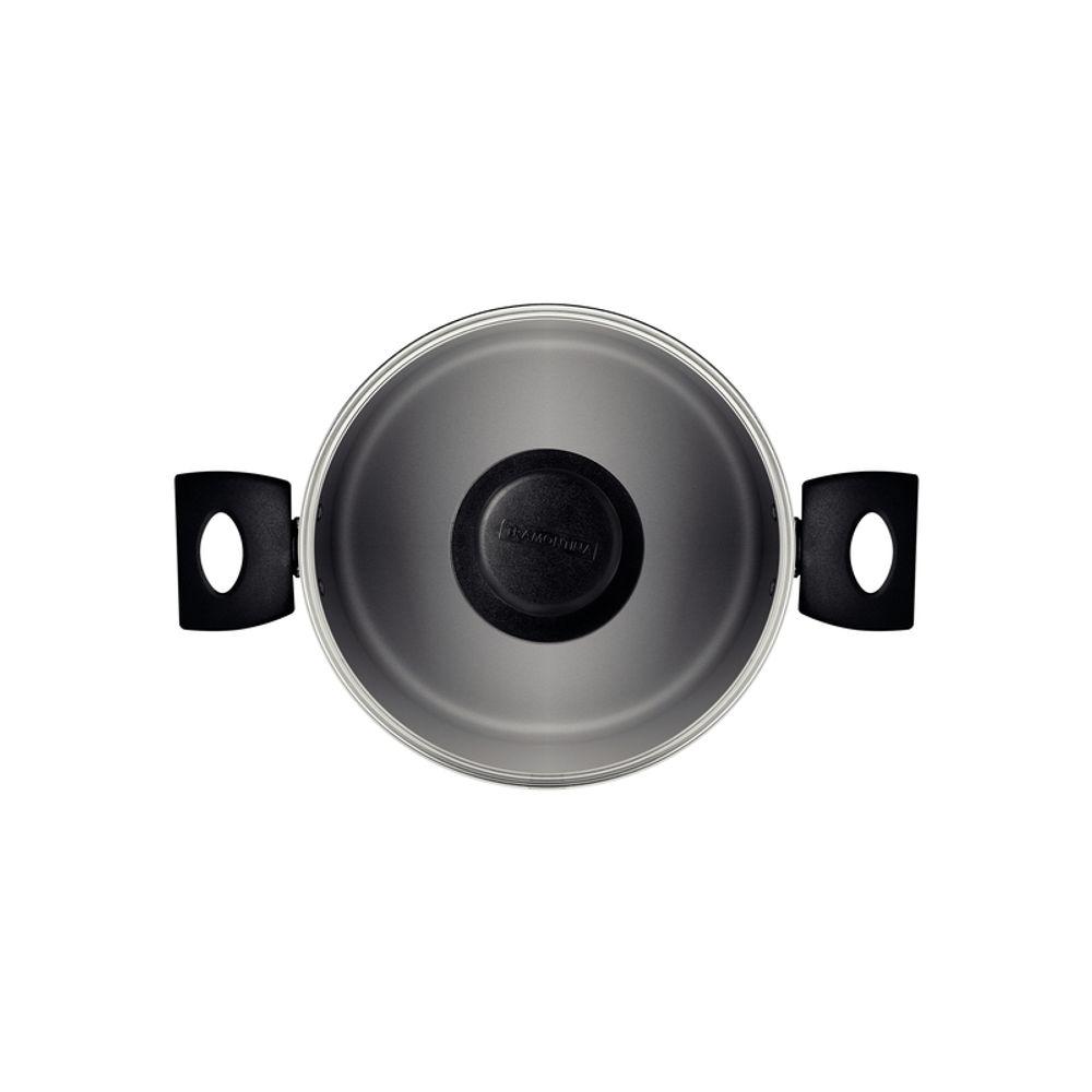 Caçarola Tramontina Turim Antiaderente Chumbo 22cm 3,7L - 5