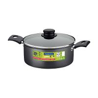 Caçarola Tramontina Turim Antiaderente Chumbo 22cm 3,7L - 3