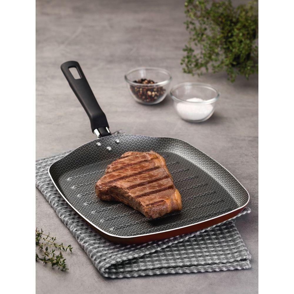 Bistequeira Tramontina Loreto Antiaderente  1,0 L Vermelha - 2