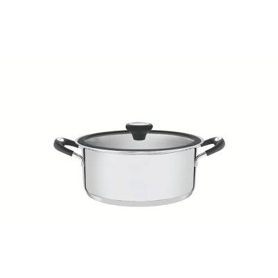 Caçarola Rasa Tramontina Solar Inox com Fundo Triplo 20 cm 2,9L