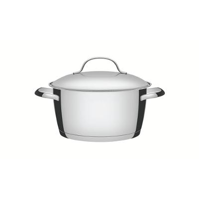 Caçarola Funda Tramontina Allegra Inox Fundo Triplo 22cm 4,2L